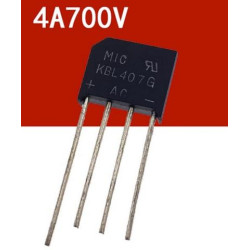 KBL407G KBL407 4A700V 5pcs/lot