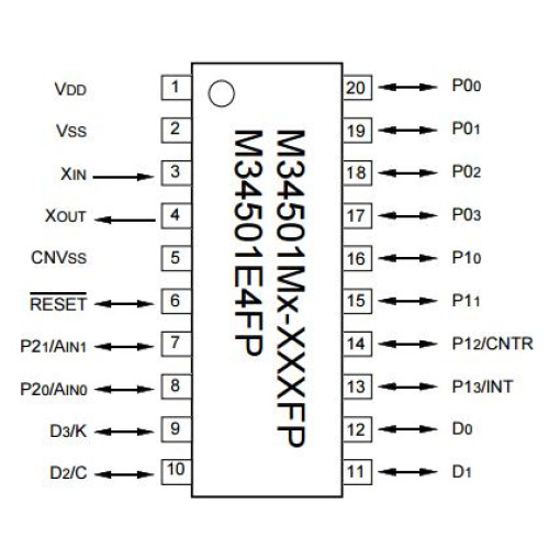 m34501m4fp 5pcs/lot