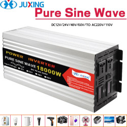 Pure Sine Wave Power Inverter 18000W Built-in Transformer DC12V/24V to AC220V Inverter Adapter Pure Sine Wave Power Inverter 18000W Built-in Transformer DC12V/24V to AC220V Inverter Adapter